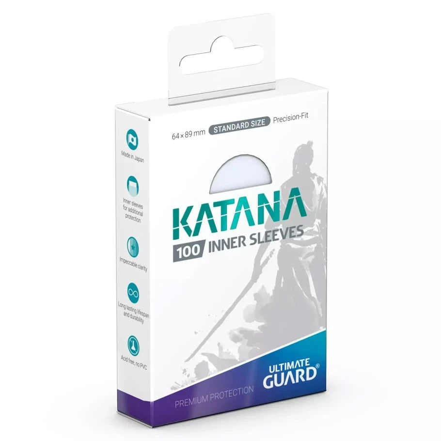 Ultimate Guard: Katana Inner Sleeves - Standard Size - 100 pack