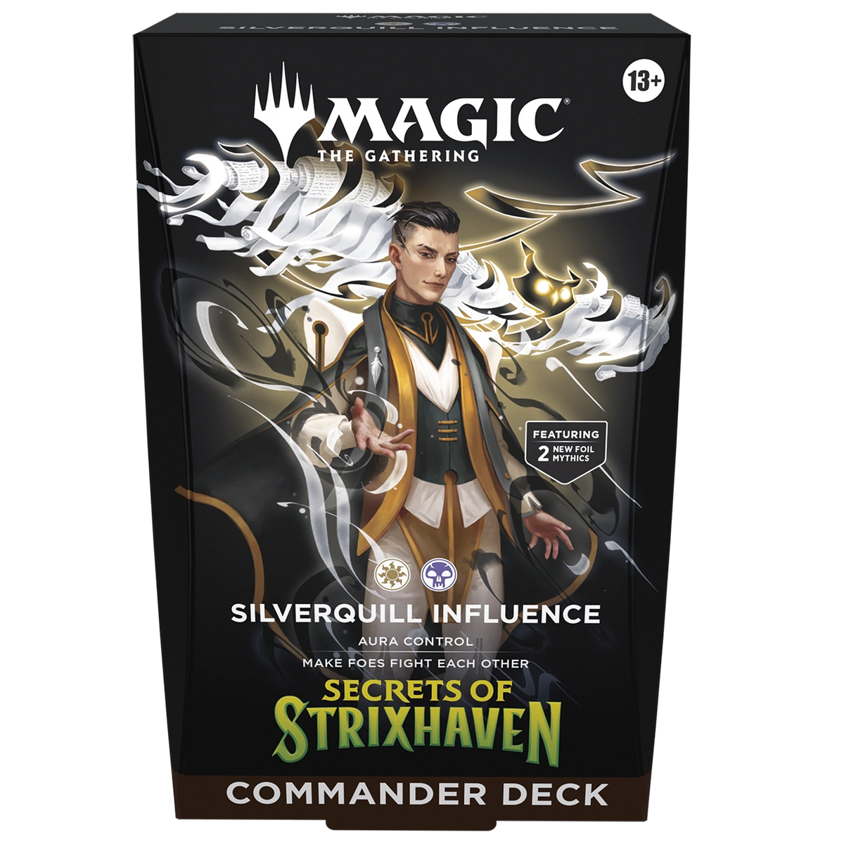 Magic: The Gathering - Secrets of Strixhaven Silverquill Influence - Commander Deck