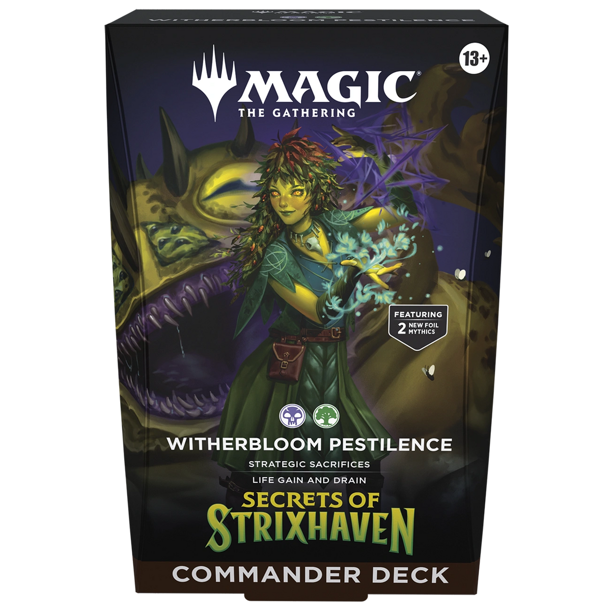 Magic: The Gathering - Secrets of Strixhaven Witherbloom Pestilence - Commander Deck