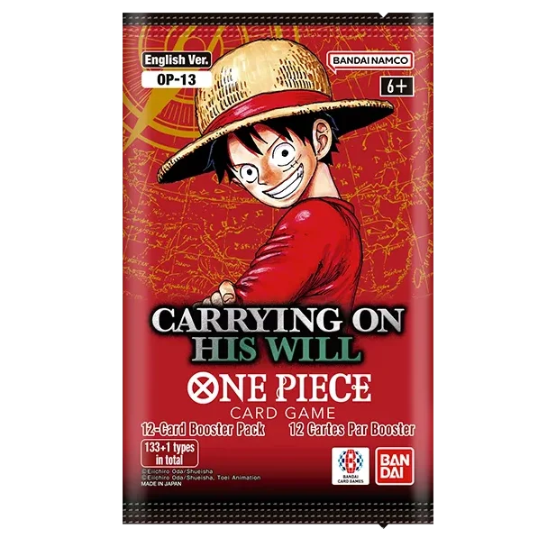 One Piece Card Game: Carrying On His Will (OP-13) - Booster Box