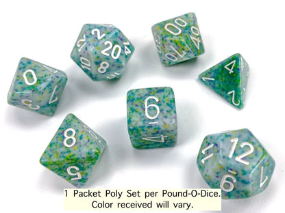 Chessex: Pound-O-Dice™ - 1 lb Bulk Polyhedral Assortment (Approx 80-100 Dice)
