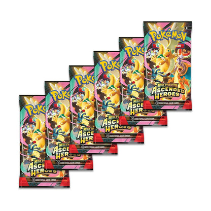 Pokémon TCG: Ascended Heroes Booster Bundle (6 Packs)