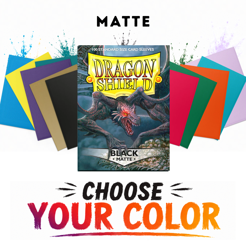 Dragon Shield: Matte Sleeves - 100 Count Pack