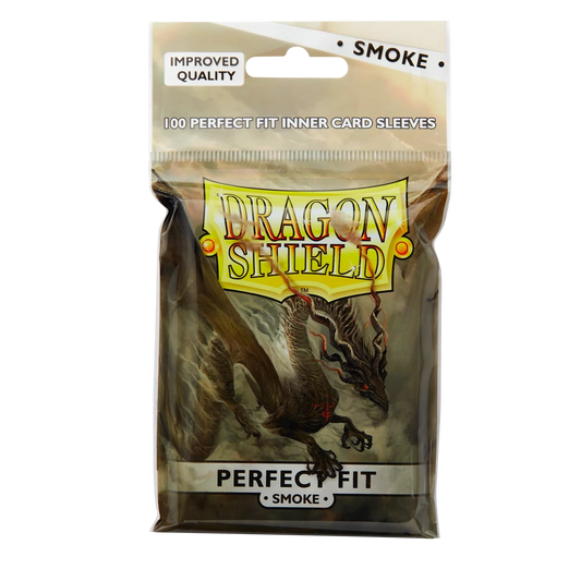 Dragon Shield Perfect Fit Smoke Sleeves – 100 Count Pack
