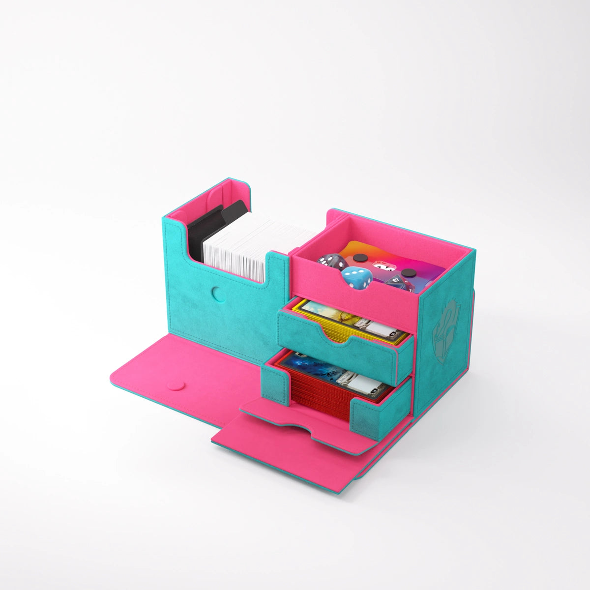 Gamegenic Deck Box: Academic 133+ XL Tolarian Edition - Teal & Pink