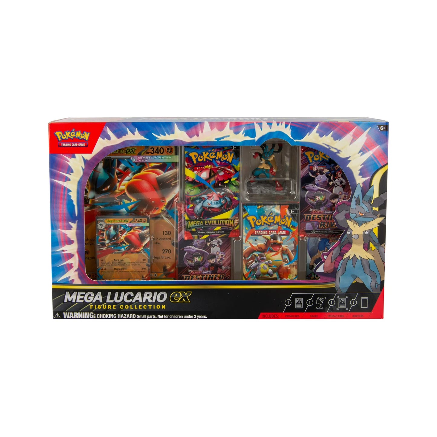 Pokémon TCG: Mega Lucario EX Figure Collection