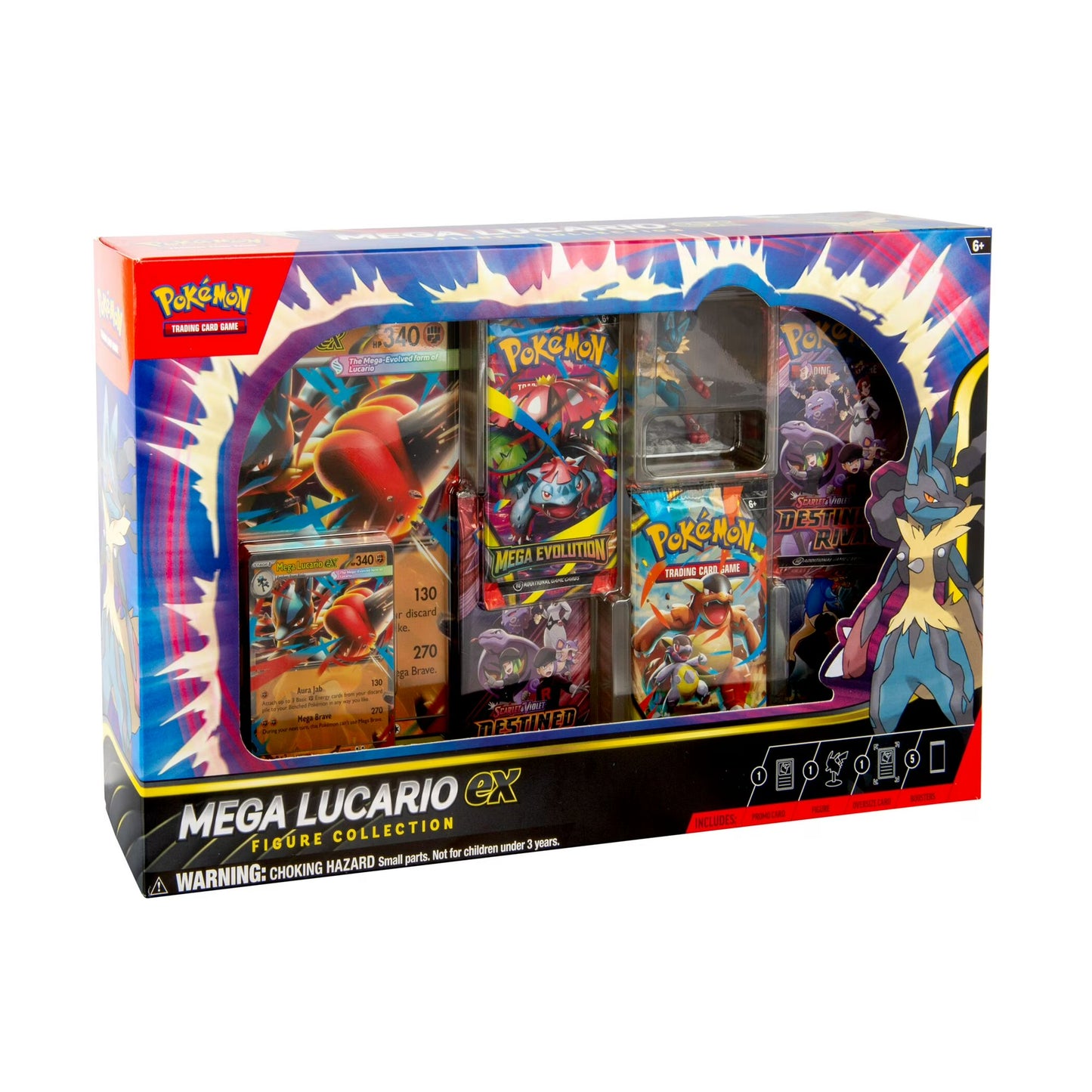 Pokémon TCG: Mega Lucario EX Figure Collection