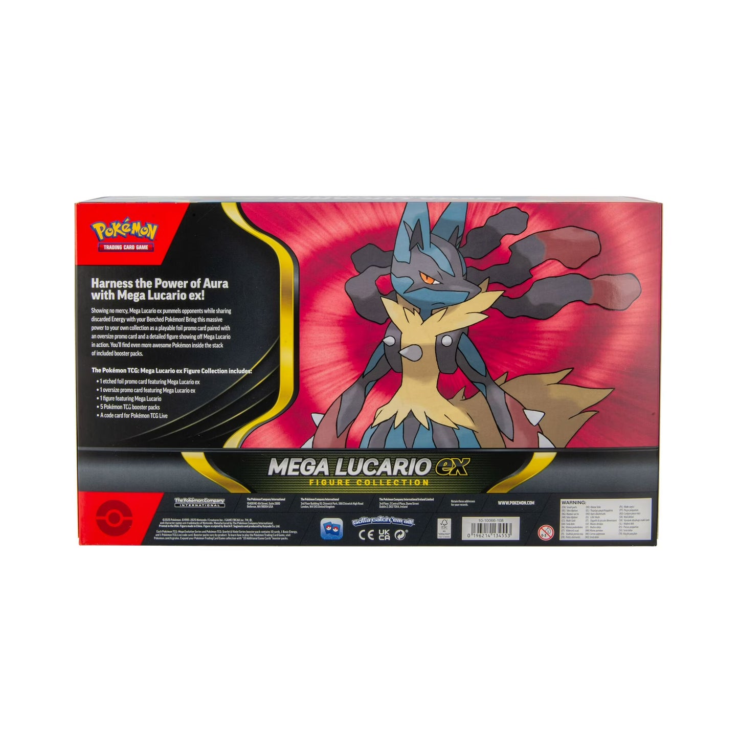 Pokémon TCG: Mega Lucario EX Figure Collection