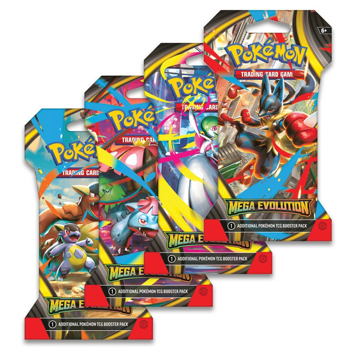 Pokémon TCG: Mega Evolution - Sleeved Booster Pack (10 Cards)