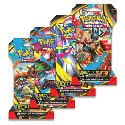 Pokémon TCG: Mega Evolution - Sleeved Booster Pack (10 Cards)