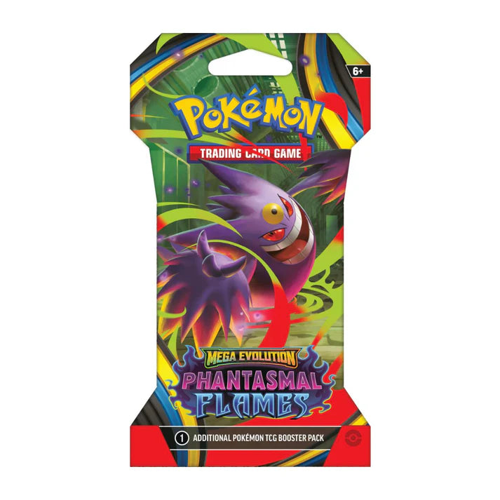 Pokémon TCG: Phantasmal Flames - Sleeved Booster Pack (10 Cards)
