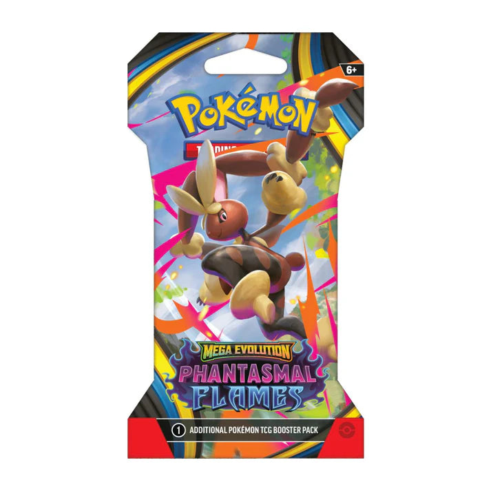 Pokémon TCG: Phantasmal Flames - Sleeved Booster Pack (10 Cards)