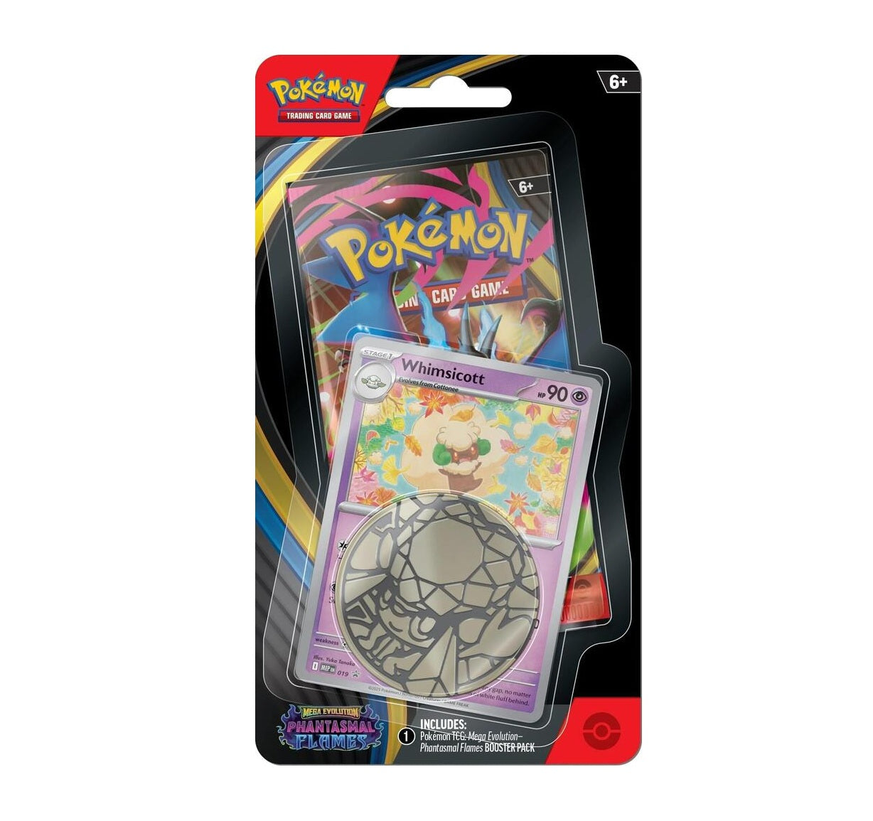 Pokémon TCG: Phantasmal Flames - Checklane Blister - Whimsicott