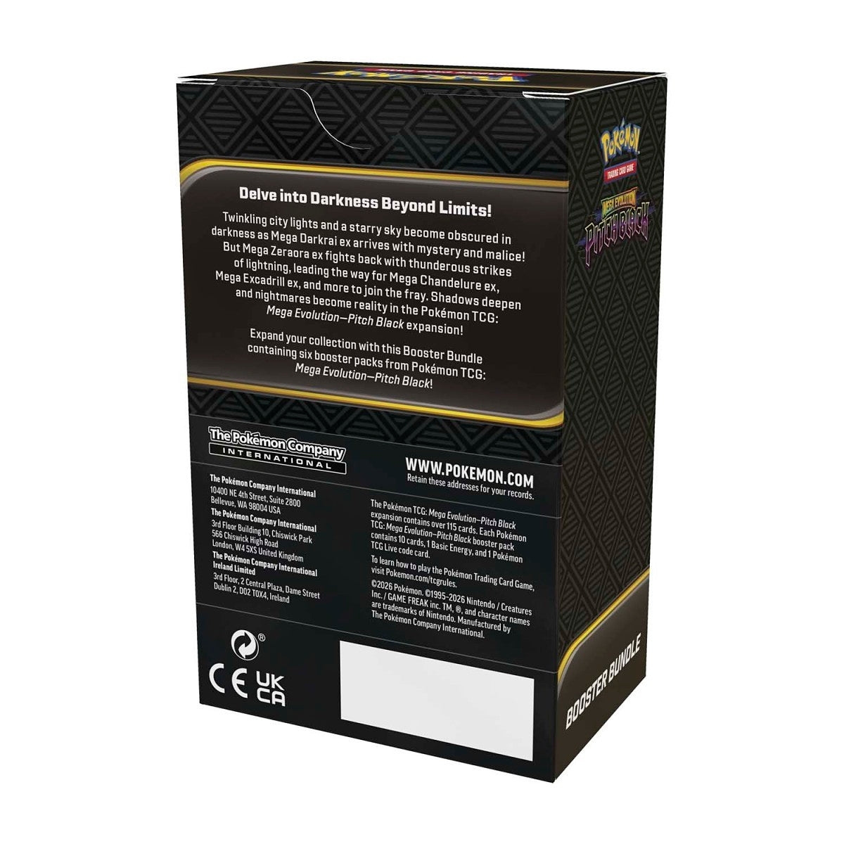 Pokémon TCG: Pitch Black - Booster Bundle (6 packs)