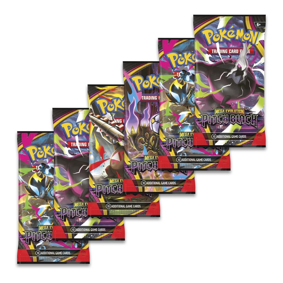 Pokémon TCG: Pitch Black - Booster Bundle (6 packs)