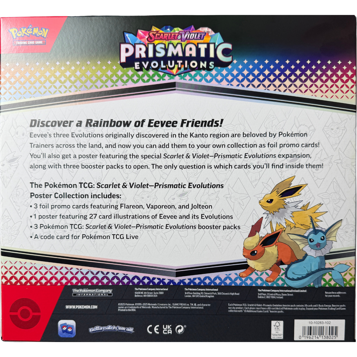 Pokémon TCG: Prismatic Evolution - Poster Collection