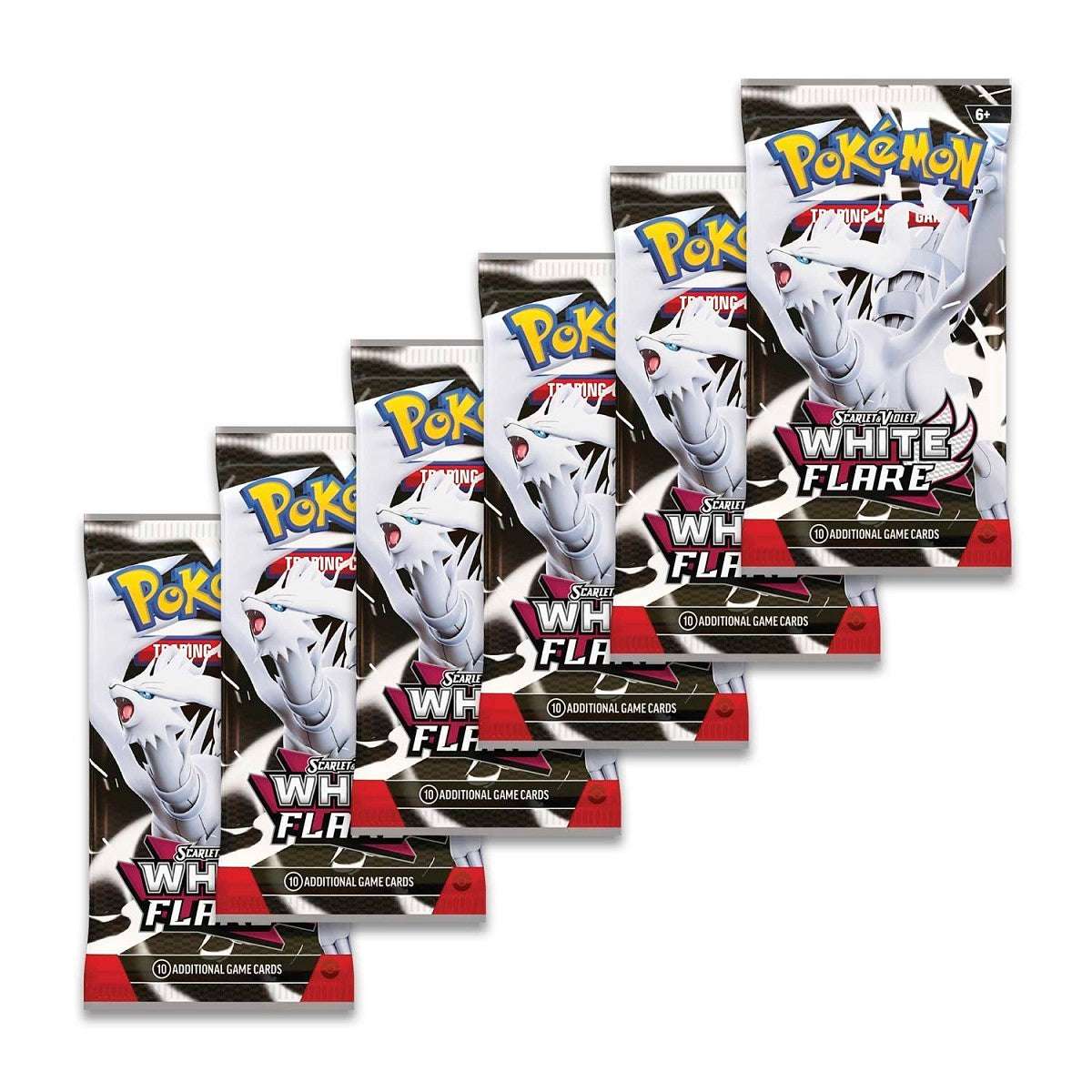 Pokémon TCG: White Flare Booster Bundle (6 Packs)