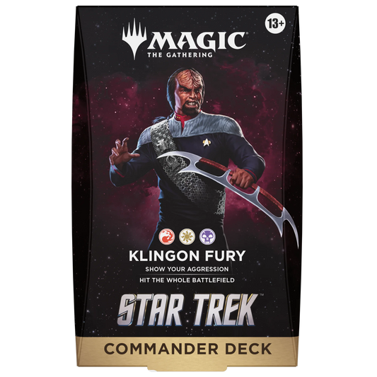 [PREORDER] Magic: The Gathering - Star Trek: Klingon Fury - Commander Deck