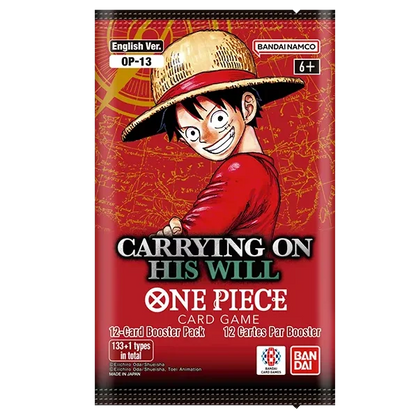 One Piece Card Game: Carrying On His Will (OP-13) - Booster Box