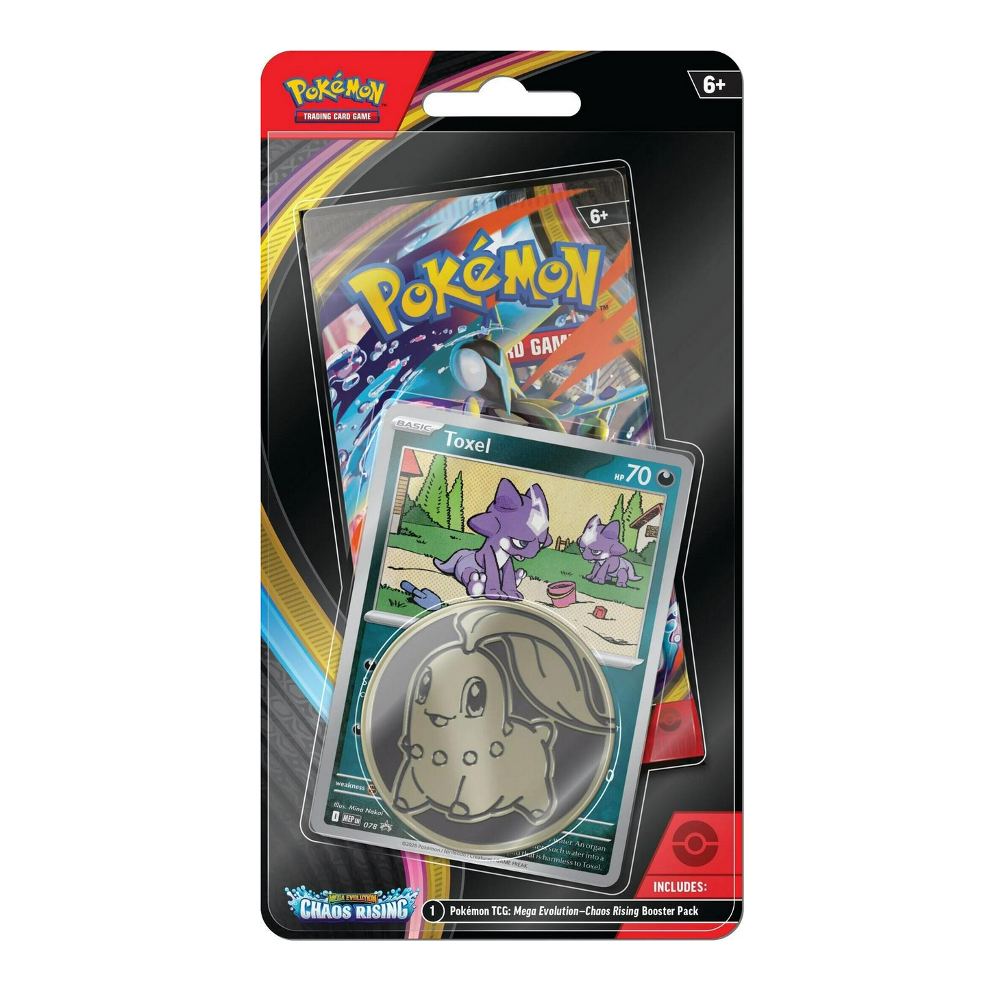 Pokémon TCG: Chaos Rising - Checklane Blister - Toxel