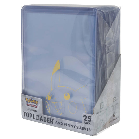 Ultra PRO: Pikachu 3x4 Top Loader & Penny Sleeve Combo Pack - 25 Count